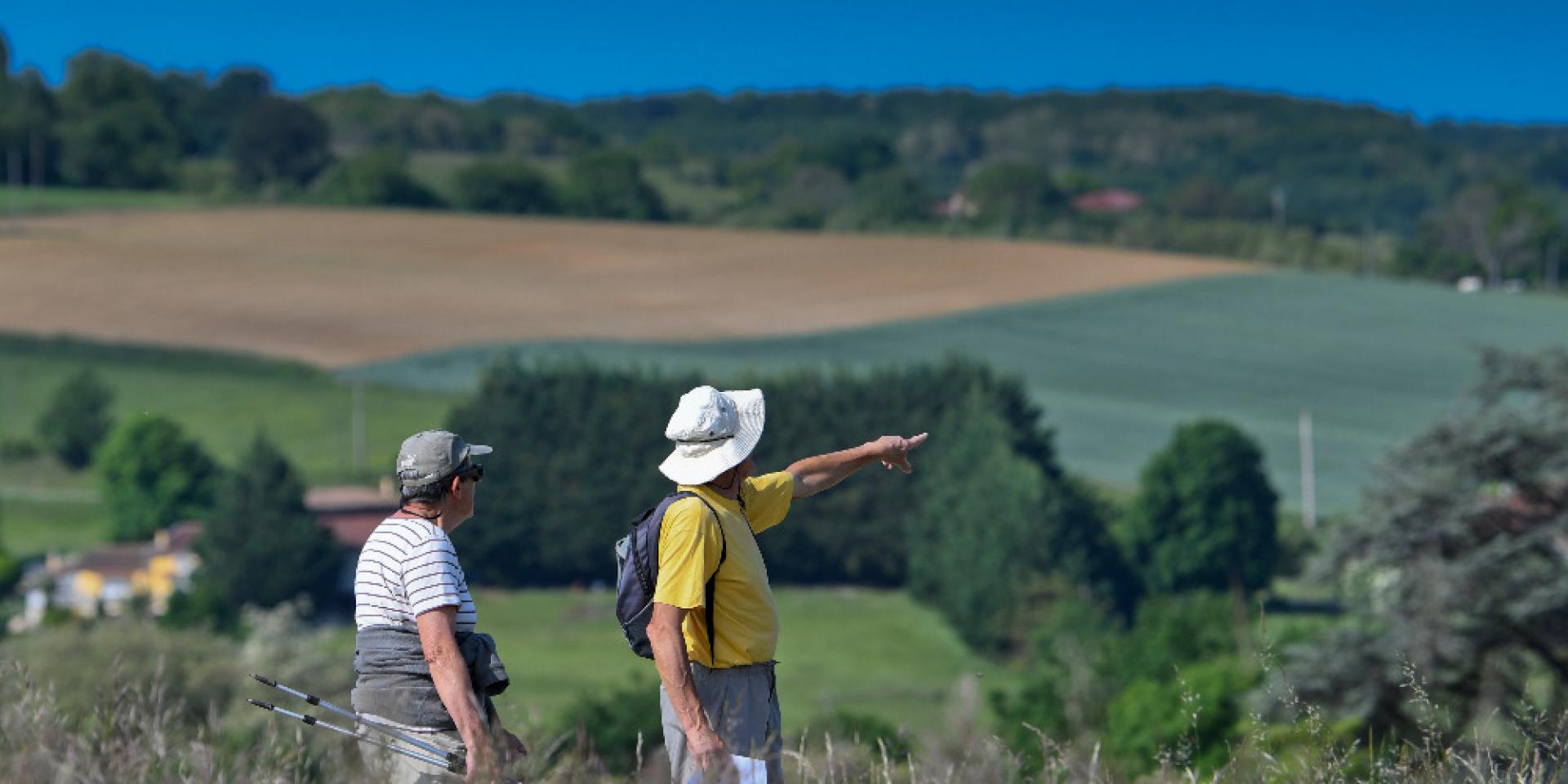 Hiking in Drôme des Collines in Hauterives