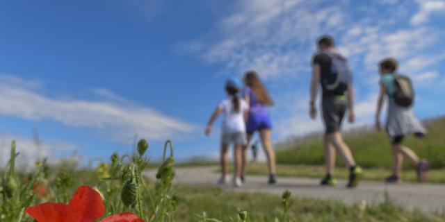 Randonnée en famille en Porte de DrômArdèche