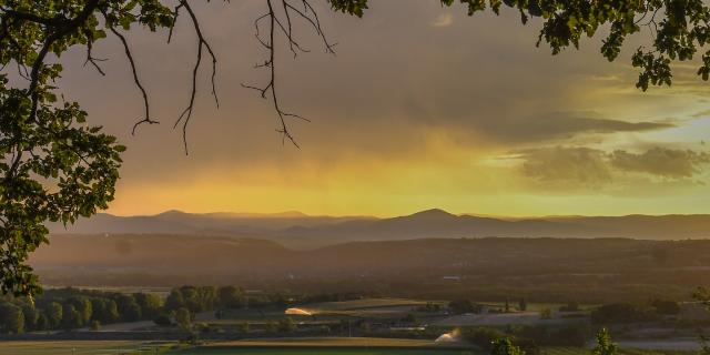 Fin de journée d’été à Claveyson