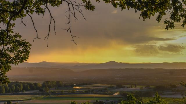 End of summer day in Claveyson