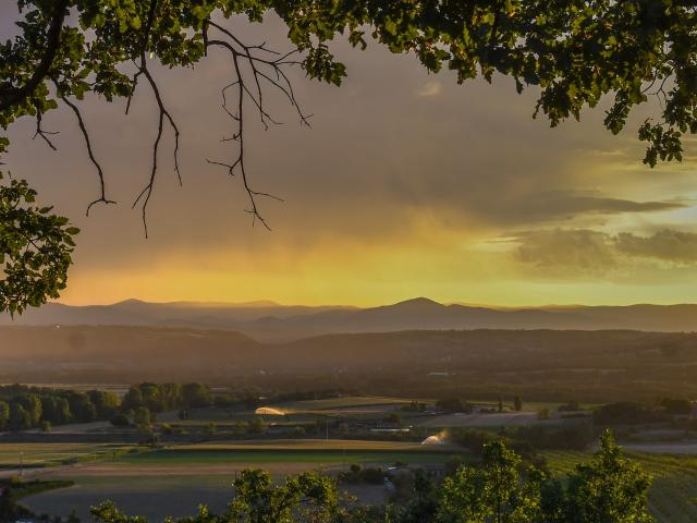 End of summer day in Claveyson
