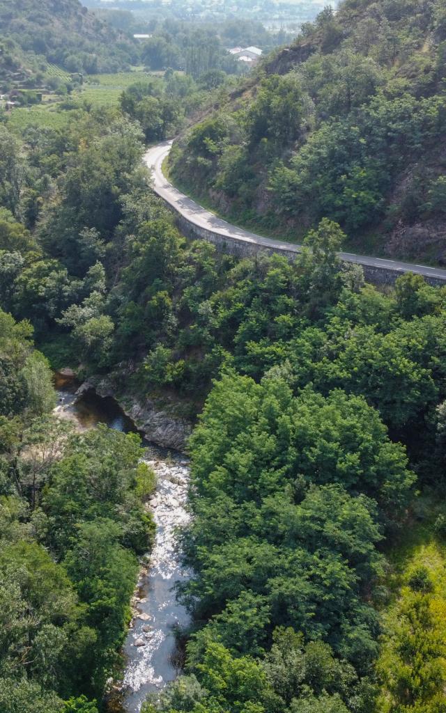 Gorge de l'Ay in Sarras (Ardèche)