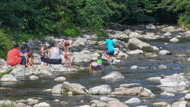 La riviére d’Ay à Sarras (Ardèche)