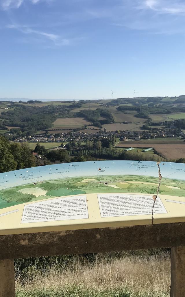 View from the Tower of Albon (Drôme)