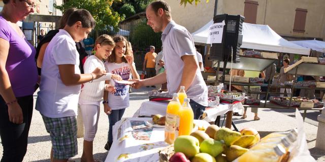 Pear festival in Moras-en-Valloire