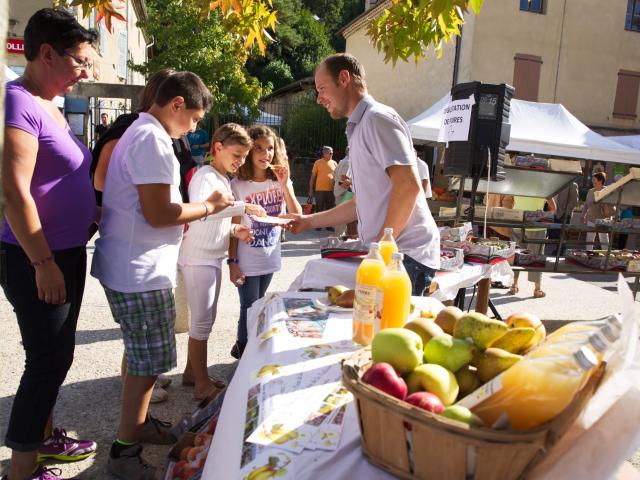 Pear festival in Moras-en-Valloire