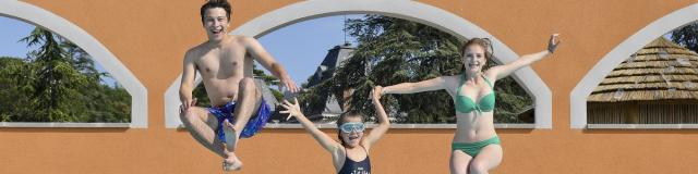 farniente and swimming pool in Porte de DrômArdèche