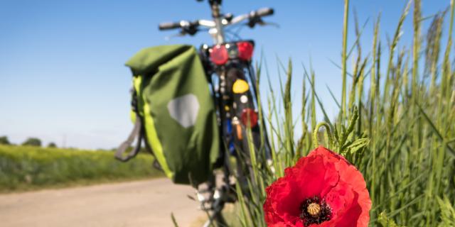 cycling route between Drôme and Ardèche