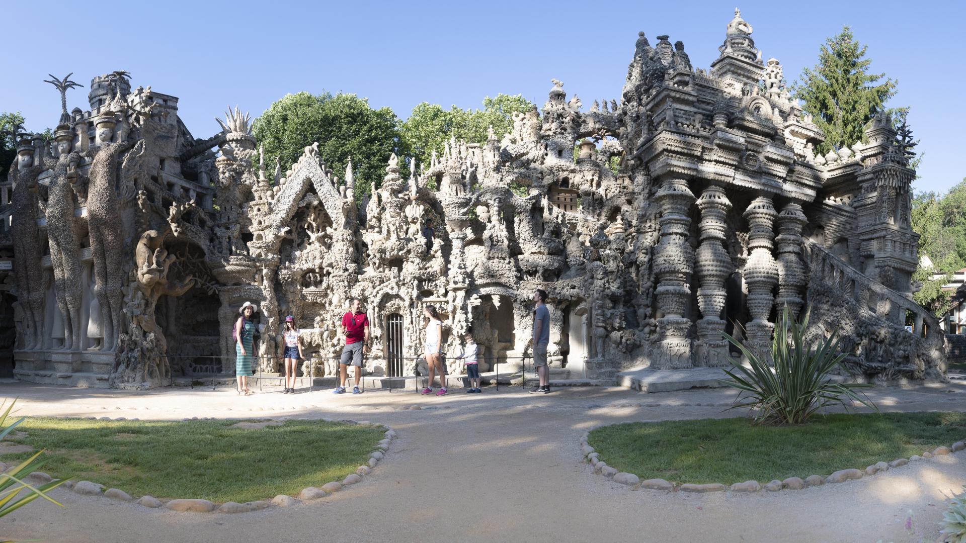 Family Visit to the Ideal Palace (Hauterives)