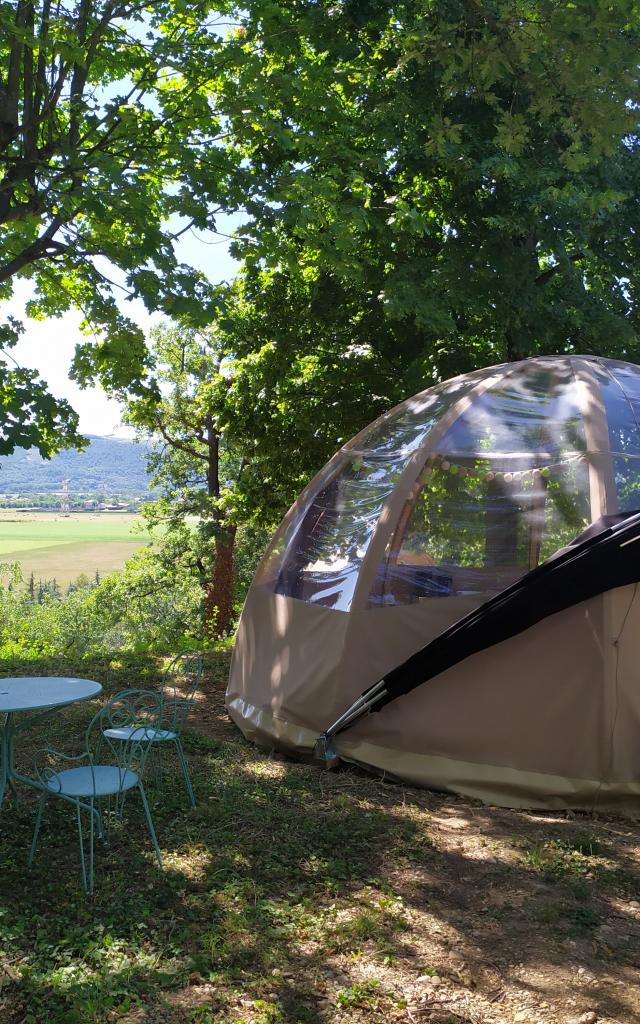 Bulle Ouverte Domaine De Senaud à Albon