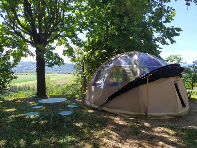 Bulle Ouverte Domaine De Senaud à Albon