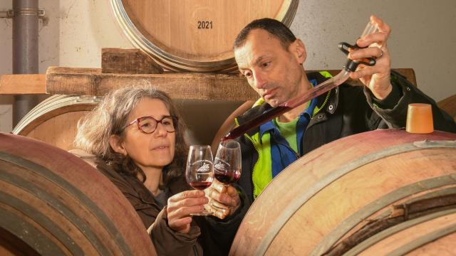 Jamet cellar in Arras/Rhône
