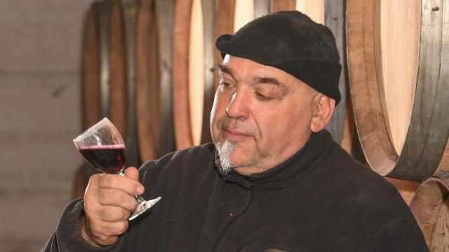 Cellar Etienne Becheras in Arras/Rhône