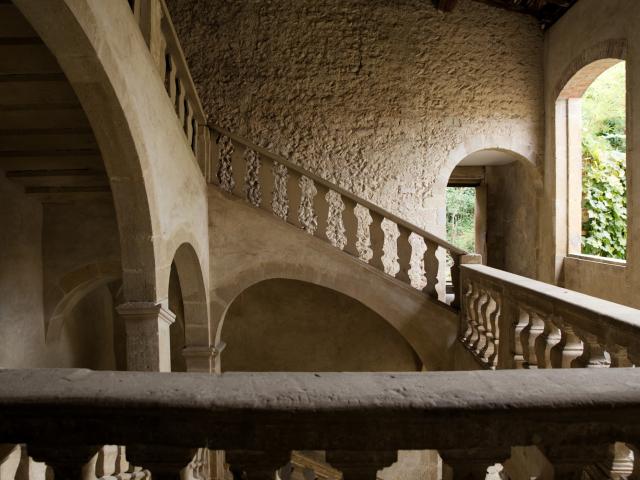 The mysterious staircase in Moras-en-Valloire
