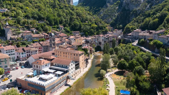Pont En Royans Depuis Le Musee De Leau